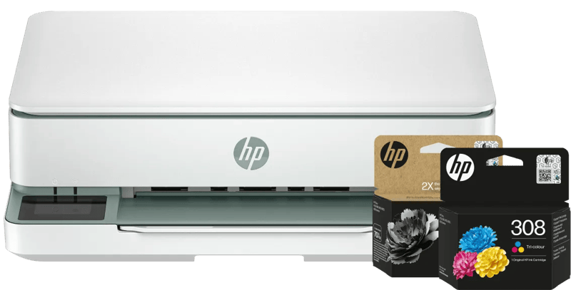 HP ENVY 6130e + 1 extra zwarte XL + 1 kleuren cartridge