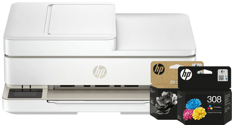 HP ENVY 6520e + 1 extra zwarte XL + 1 kleuren cartridge