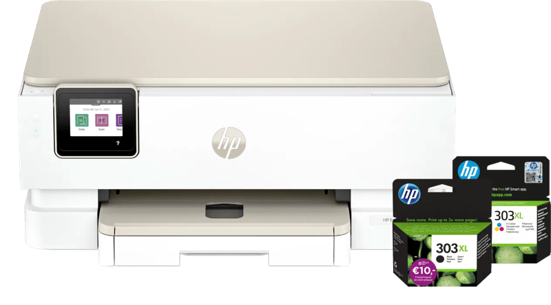 HP Envy Photo 7234 All-in-One + 1 extra zwarte XL + 1 kleuren cartridge