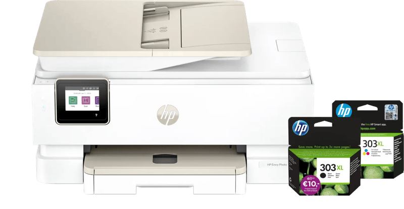 HP Envy Photo 7930 All-in-One + 1 extra zwarte XL + 1 kleuren cartridge