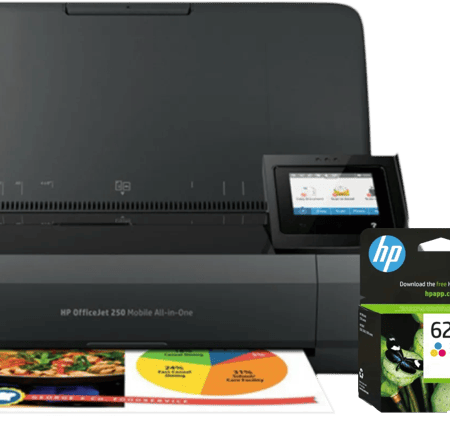 HP OfficeJet 250 Mobile Printer + 1 set extra XL cartridges