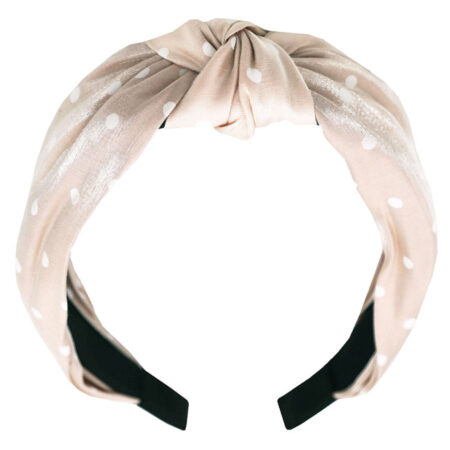 Haarband Stippen Beige | Fashionize