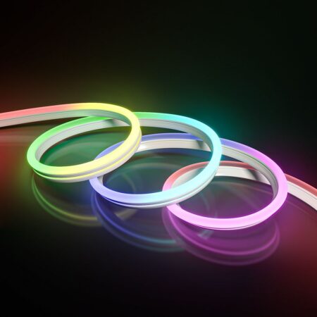 Halo Neon LED Strip 3m - Smart - Wifi & Bluetooth - RGBIC - Met afstandsbediening - IP65 voor binnen en buiten - SMD 5050 - 84 LEDs/m | HOFTRONIC