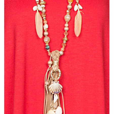Halsketting Bohemian Beige | Fashionize