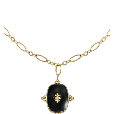 Halsketting Destiny Zwart | Fashionize