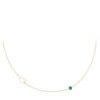 Halsketting Geboortesteen December goud | Fashionize