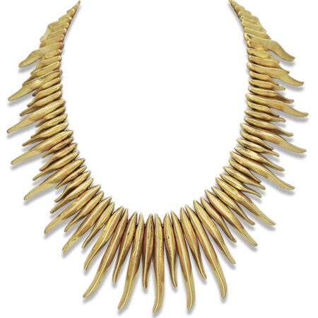 Halsketting Spikes Goud | Fashionize