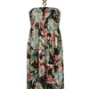Halterjurk Carmen Zwart | Fashionize