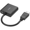 Hama Adapter HDMI - VGA met 3.5mm jack stereo Optische kabel Zwart | Hama