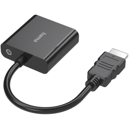 Hama Adapter HDMI - VGA met 3.5mm jack stereo Optische kabel Zwart | Hama