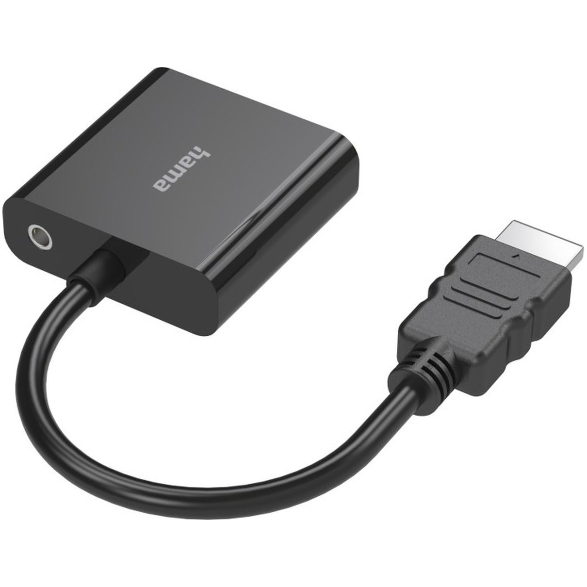 Hama Adapter HDMI - VGA met 3.5mm jack stereo Optische kabel Zwart | Hama