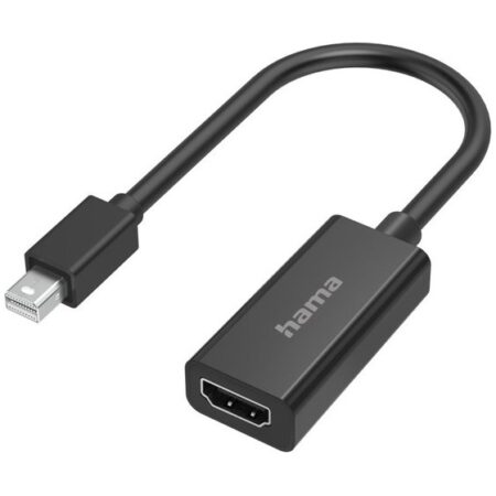 Hama Adapter Mini-DisplayPort naar Displayport Ultra-HD 4K Wifi adapter Zwart | Hama