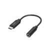Hama Adapter USB-C naar audio-jack 3.5mm Mini jack kabel Zwart | Hama