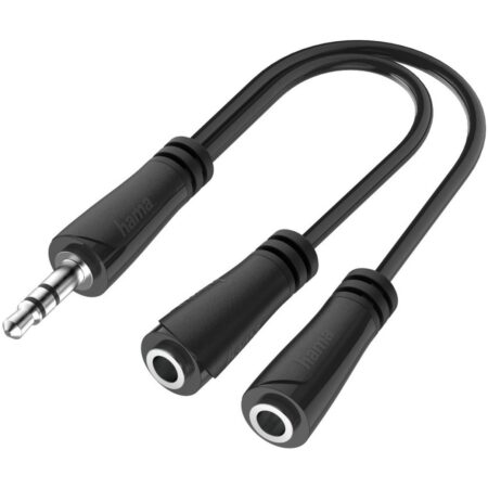 Hama Audio adapter jack 3.5mm - 2x 3.5mm jack Headphone