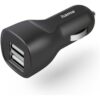 Hama Car Charger met 2x USB-A Socket 12 W Oplader Zwart | Hama