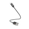 Hama Charging Cable USB-A USB-C 0.2 m Nylon Oplader Zwart | Hama