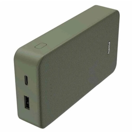 Hama Colour 20 Power Pack 20000 mAh 2 Outputs:USB-C USB-A Powerbank Groen | Hama