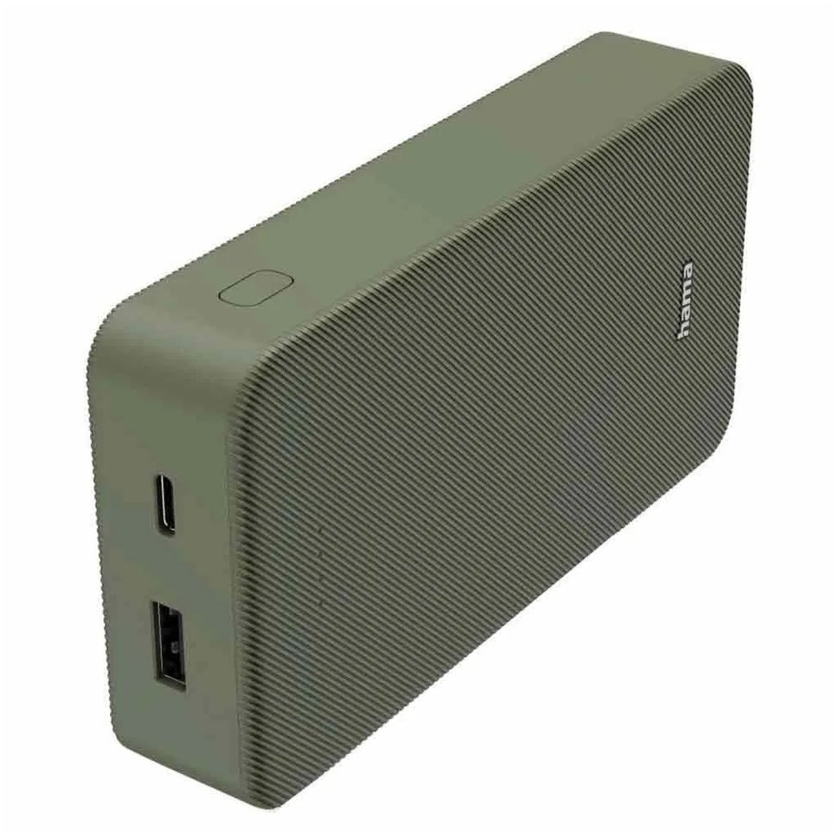 Hama Colour 20 Power Pack 20000 mAh 2 Outputs:USB-C USB-A Powerbank Groen | Hama