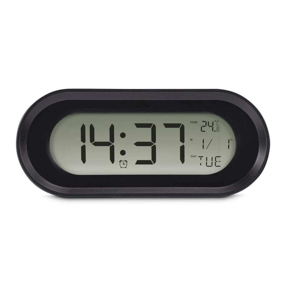 Hama Digitale wekker Samos lcd Wekker radio Zwart | Hama