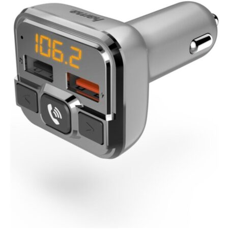 Hama FM-transmitter met Bluetooth- en handsfree-functie Audio accessoire Zilver | Hama