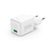 Hama Fast Charger USB-C PD/QC/GaN Super-Mini Charger 30 W Oplader Wit | Hama