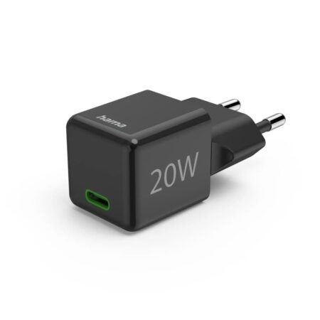 Hama Fast Charger USB-C PD/Qualcomm® Super-Mini Charger 20 W Oplader Zwart | Hama