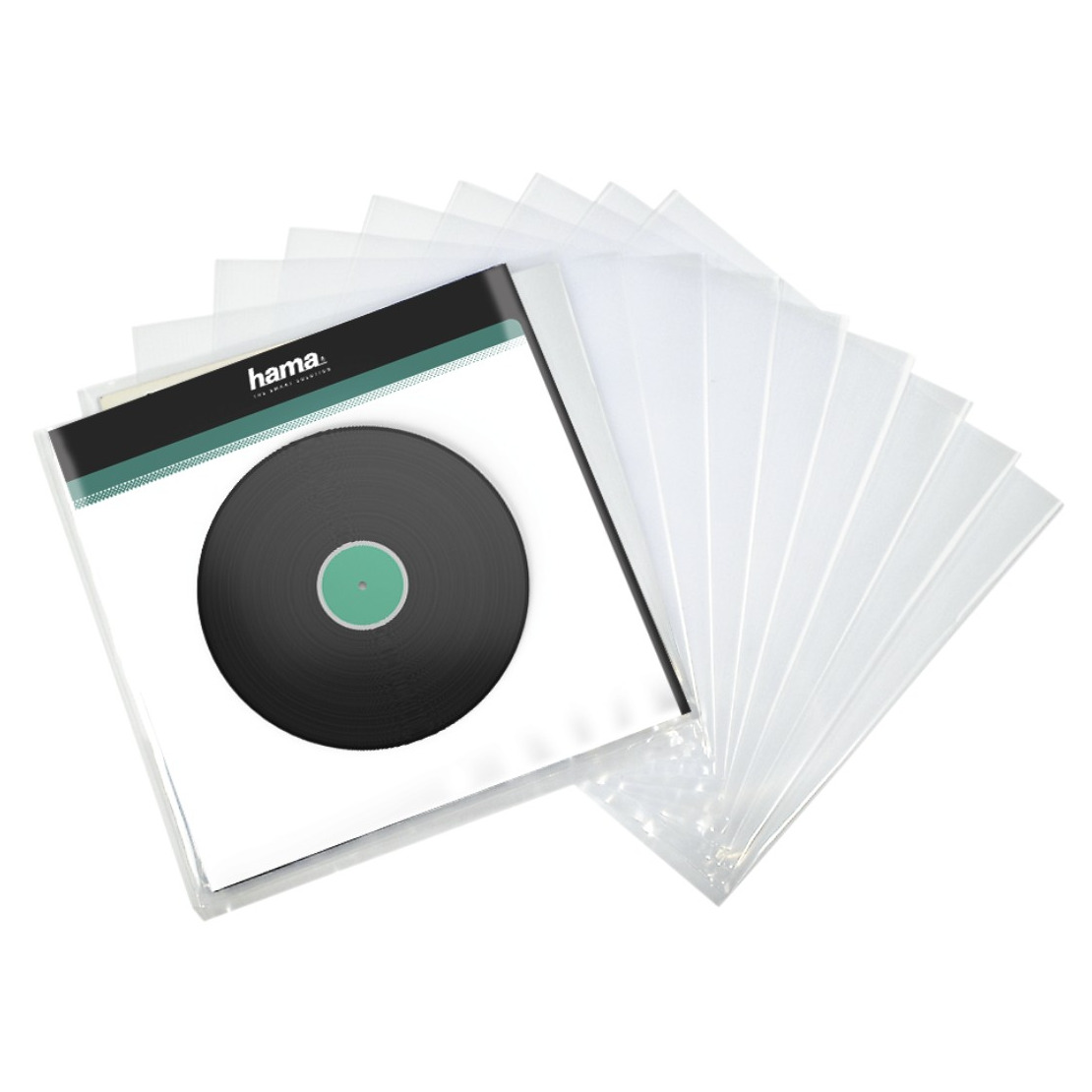 Hama LP-BUITENHOEZEN 10ST Audio accessoire Transparant | Hama