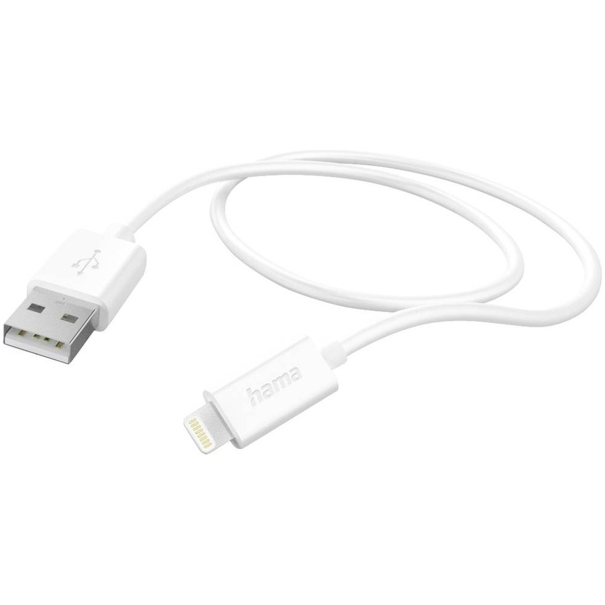 Hama Oplaadkabel USB-A - Lightning 1 M Oplader Wit | Hama