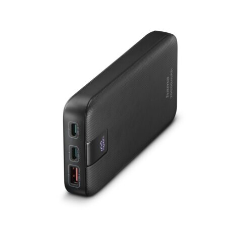 Hama PD 20 Power Pack 20000 mAh Outputs:2x USB-C USB-A Fast Charging Powerbank Grijs | Hama