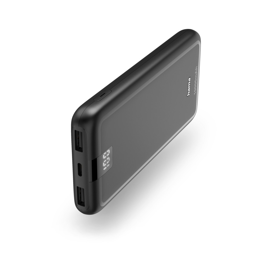 Hama Performance 10 Power Pack 10.000 mAh Powerbank Grijs | Hama
