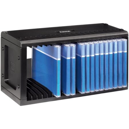 Hama Rek voor 20 CD/DVD/Blu-ray Audio accessoire Zwart | Hama