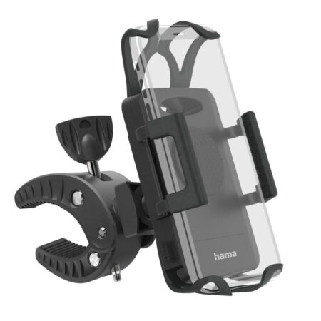 Hama Smartphonehouder fiets 50-90mm 360ø roteerbaar Telefoonhouder Zwart | Hama