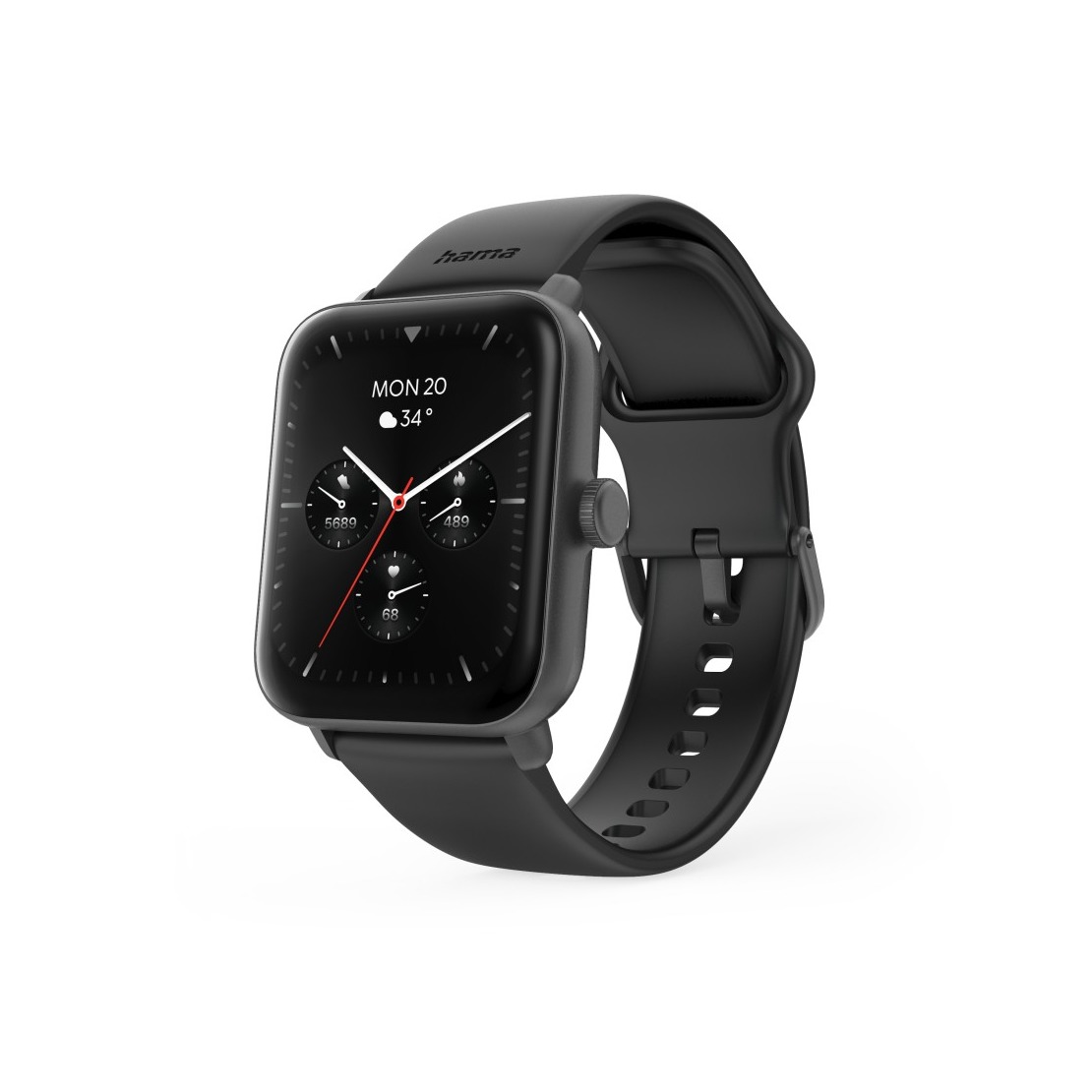 Hama Smartwatch 6010 Smartwatch Zwart | Hama