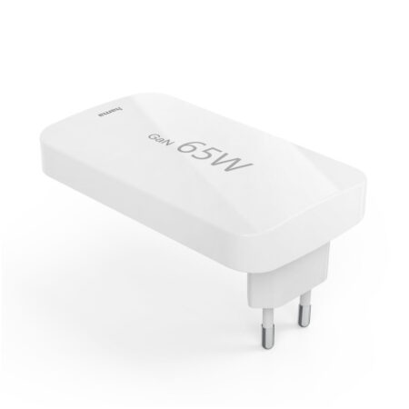 Hama Snellader 2x USB-C 1x USB-A platte mini-oplader PD 65 W Oplader Wit | Hama