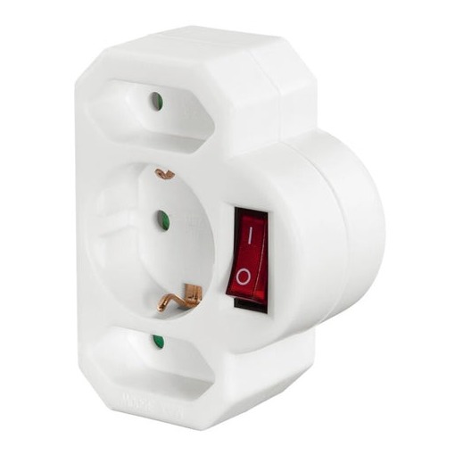 Hama Stopcontactadapter 3-voud.