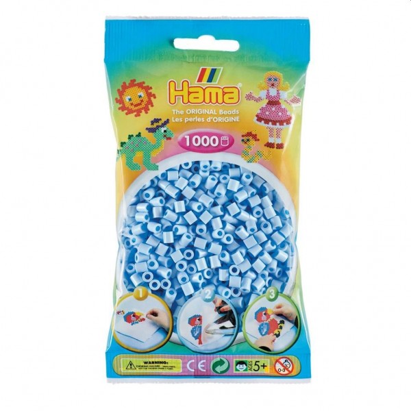 Hama Strijkkralen 1000 IJsblauw Pastel (97) | Hama