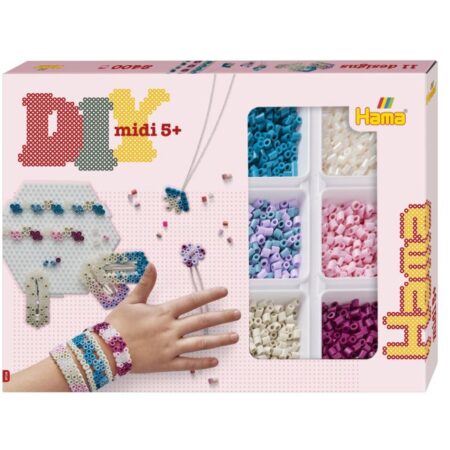 Hama Strijkkralen 2400 Stuks Sieraden Set Roze | Hama