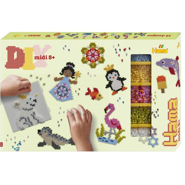 Hama Strijkkralen 6000 Stuks Mega Gift Box | Hama