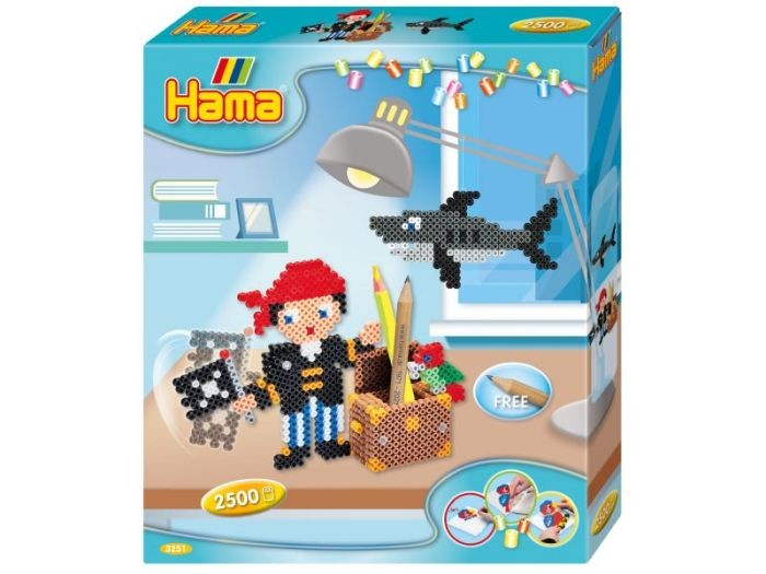 Hama Strijkkralen Piraten 2500 Delig | Hama