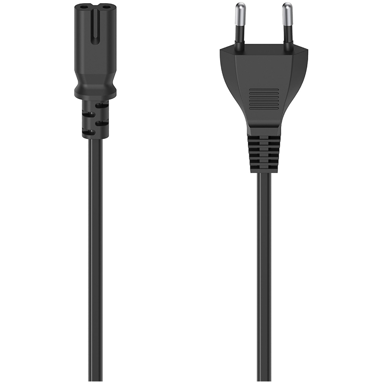 Hama Stroomkabel euro plug 2.5 meter Kabel Zwart | Hama