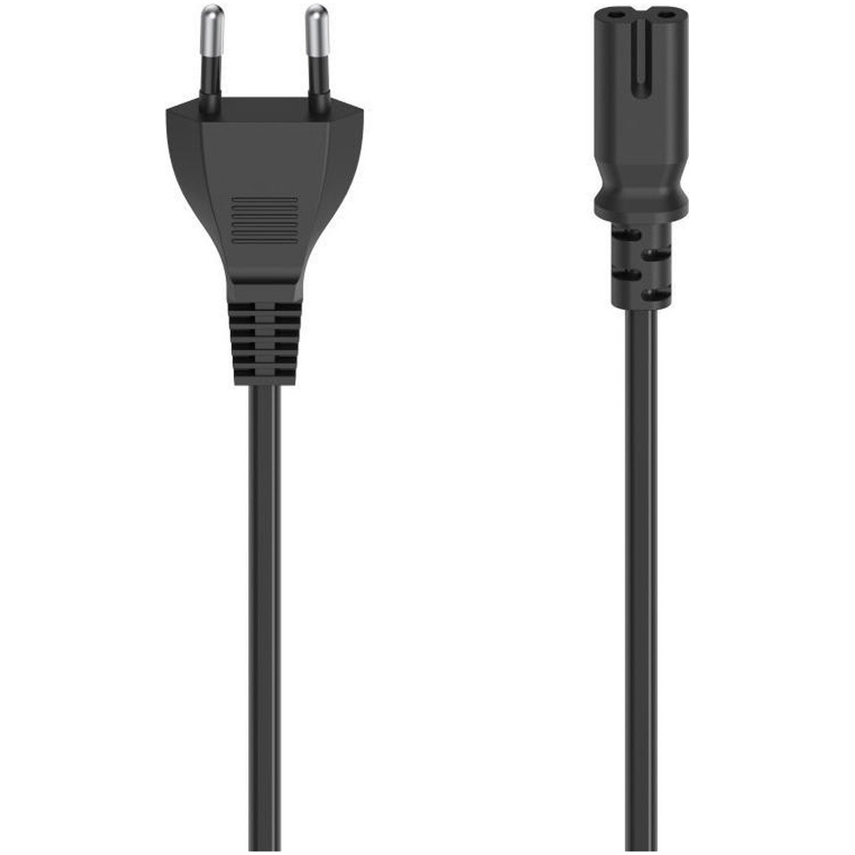 Hama Stroomsnoer euro plug 1.5 meter Kabel Zwart | Hama