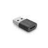 Hama USB Adapter USB-A Plug - USB-C Socket USB 3.2 Gen2 10 Gbit/s Oplader Zwart | Hama