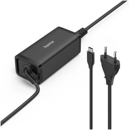 Hama USB-C-notebook-netadapter GaN Power Delivery (PD) 5-20V/100W Oplader Zwart | Hama