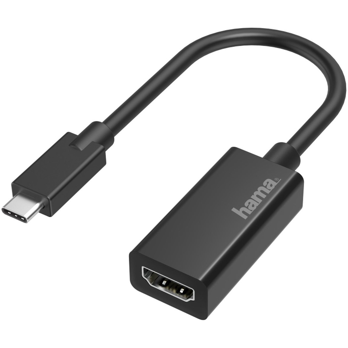 Hama Video-adapter USB-C naar HDMI Ultra-HD 4K HDMI kabel Zwart | Hama