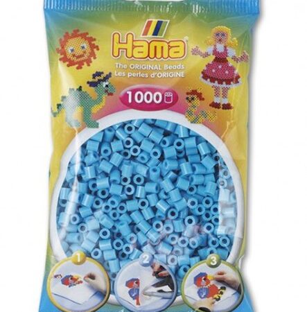 Hama strijkkralen azuur blauw (049) | Hama