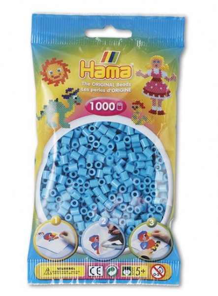 Hama strijkkralen azuur blauw (049) | Hama