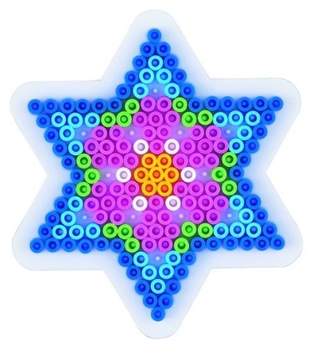 Hama strijkkralen grondplaat ster (270) | Hama