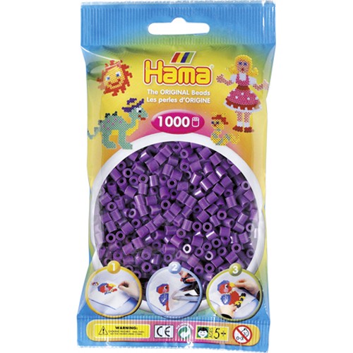 Hama strijkkralen paars (007) | Hama