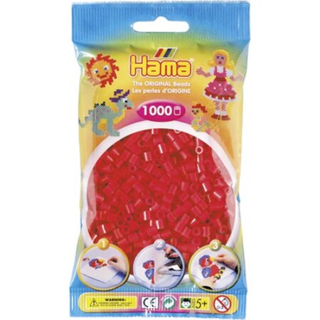Hama strijkkralen rood (1005) | Hama