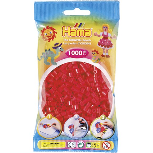Hama strijkkralen rood (1005) | Hama